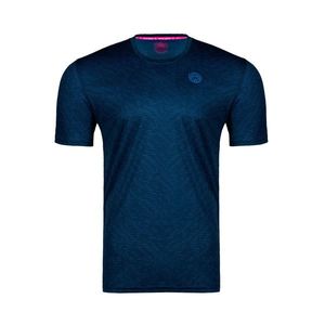 Pánské tričko BIDI BADU Falou Tech Tee Dark Blue, Petrol M obraz