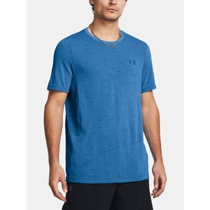 Modré pánské tričko Under Armour Vanish Seamless SS obraz