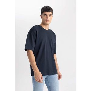 DEFACTO Oversize Fit Crew Neck T-Shirt obraz