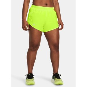 Zelené dámské sportovní kraťasy Under Armour UA Fly By 3'' Shorts-GRN obraz