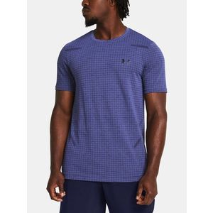 Fialové pánské tričko Under Armour Vanish Seamless Grid SS obraz