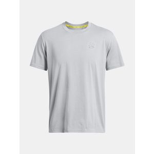 Under Armour Tričko Curry Emboss HW Tee-GRY - Pánské obraz