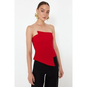 Trendyol Red Body-Sitting Woven Bustier obraz