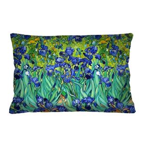 Bertoni Home Unisex's Rectangular Pillow Elegance Print Irises obraz