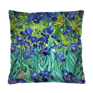 Bertoni Home Unisex's Square Pillow Irises obraz