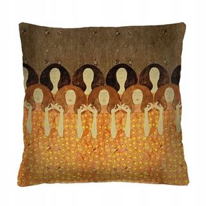 Bertoni Home Unisex's Square Pillow Klimt Cantata obraz