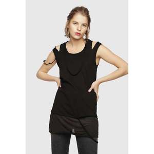 9011 DIESEL S.P.A., BREGANZE Top - Diesel TNAHO TANKTOP black obraz