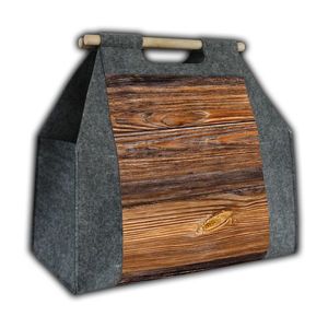 Bertoni Home Unisex's Firewood Bag Drewno obraz