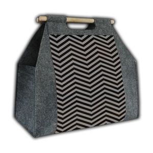 Bertoni Home Unisex's Firewood Bag Zigzag obraz