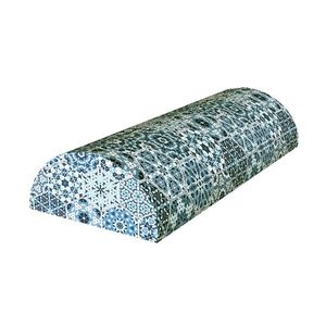 Bertoni Home Unisex's Half Roll Pillow Malaga Navy Blue obraz