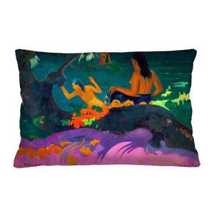 Bertoni Home Unisex's Rectangular Pillow Gauguin Elegance Print Fatata Te Miti obraz