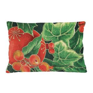 Bertoni Home Unisex's Rectangular Pillow Holly Berry obraz