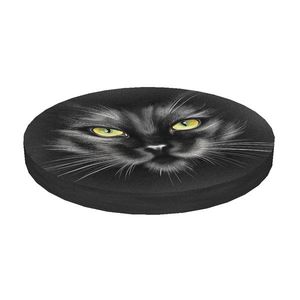 Bertoni Home Unisex's Ring Chair Cushion Nero obraz