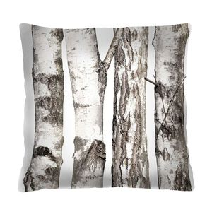 Bertoni Home Unisex's Square Pillow Brzoza obraz