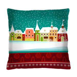 Bertoni Home Unisex's Square Pillow Carol obraz