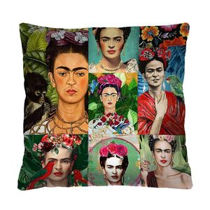 Bertoni Home Unisex's Square Pillow Modern Frida obraz