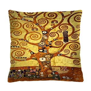 Bertoni Home Unisex's Square Pillow Klimt Art Deco obraz