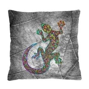 Bertoni Home Unisex's Square Pillow Lizard obraz