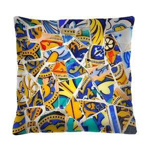 Bertoni Home Unisex's Square Pillow Madryt obraz