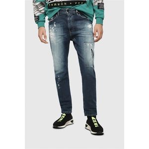 9011 DIESEL S.P.A., BREGANZE Jeans- Diesel NARROTT Sweat jeans blue obraz