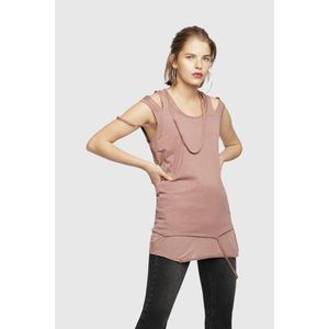 9011 DIESEL S.P.A., BREGANZE T-shirt - Diesel TNAHO TANKTOP beige obraz