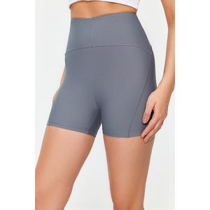 Trendyol Gray Recovery Knitted Sports Shorts/Short Leggings obraz