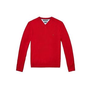 Sweater - TOMMY HILFIGER PACIFIC V-NK red obraz