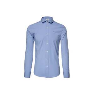 Tommy Jeans Shirt - Tommy Hilfiger TJM ORIGINAL STRETCH SHIRT pale blue obraz