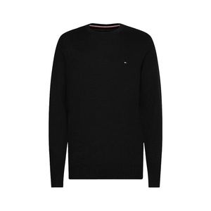 Sweater - TOMMY HILFIGER CORE COTTON-SILK CNECK black obraz