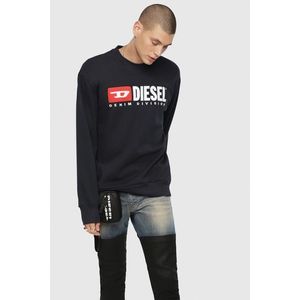 Sweatshirt - Diesel SCREWDIVISION SWEATSHIRT black obraz