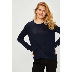 Tommy Hilfiger Sweater - TELA ROUND-NK TWIST FRONT SWTR dark blue obraz