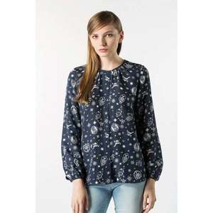 Blouse - Tommy Hilfiger GIGI SILK BLOUSE LS blue obraz