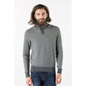 Tommy Hilfiger Sweater - STRUCTURED 2 COL CTN HTR BTN-MK CF grey obraz