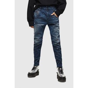 Jeans - Diesel FAYZAZIPNE Sweat jeans dark blue obraz