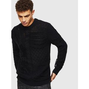 Diesel Sweater - KBRIGLY PULLOVER black obraz