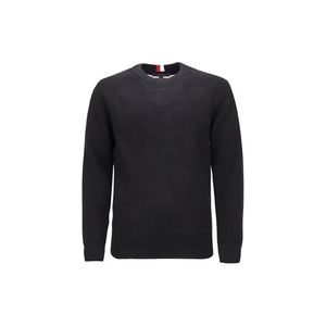 Tommy Hilfiger Sweater - STRUCTURE CHANGE SWEATER dark blue obraz