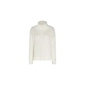 Tommy Hilfiger Sweater - CABLE MIX ROLL-NK SWEATER LS beige obraz