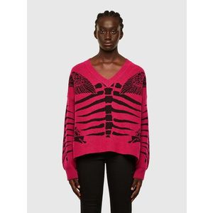 Diesel Sweater - MCRYSTAL KNITWEAR pink obraz