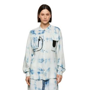 Diesel Blouse - COVER SHIRT white-blue obraz