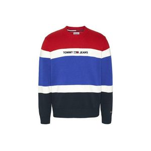 Tommy Jeans Sweater - TJM LINEAR LOGO SWEATER multicolor obraz