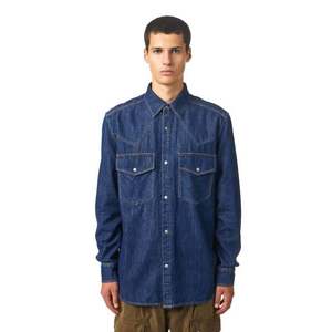 Shirt - MALE DIESEL blue obraz