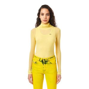 Diesel Turtleneck - T-JURL T-SHIRT yellow obraz