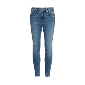 Blue ankle jeans obraz