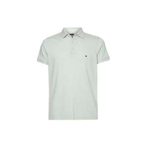 Tommy Hilfiger Polo shirt - MOULINE SLIM POLO green obraz