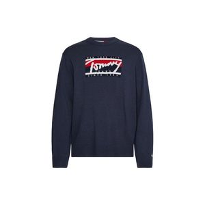 Tommy Jeans Sweater - TJM TOMMY GRAPHIC FLAG SWEATER blue obraz