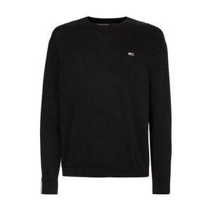 Tommy Jeans Sweater - TJM TOMMY TAPE SWEATER black obraz