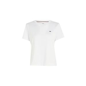 Tommy Jeans T-Shirt - TJW REGULAR JERSEY C NECK white obraz