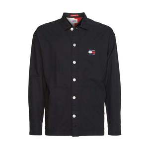 Tommy Jeans Shirt - TJM TWISTED FLAG OVERSHIRT black obraz