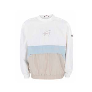 Tommy Jeans Jacket - TJM SIGNATURE NYLON CREW JACKET white obraz