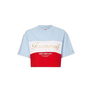 Tommy Jeans T-Shirt - TJW OVRSZD CROP ARCHIVE LOGO SS blue obraz